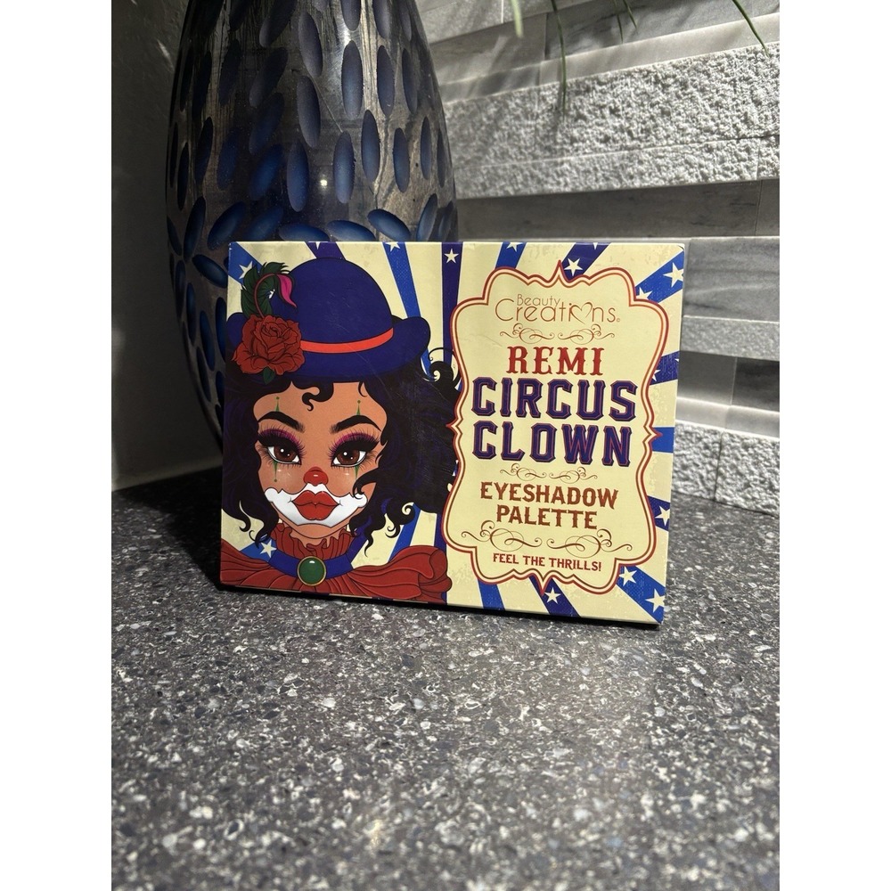 Brand new 35 color Beauty Creations Remi Circus Clown Eyeshadow Palette